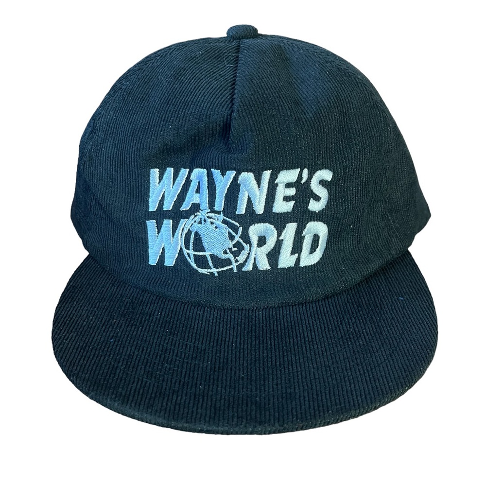 Wayne’s World  embroidered corduroy snap back hat